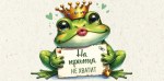 Конверт для денег Лягушка "На принца не хватит…"