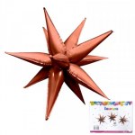 Распродажа! Звезда составная 12 лучиков Шоколад / Burst Star Chocolate