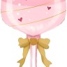 Фигура Бокал, Золотой бант, Розовый