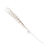 Ветка глиттерная искусственная Роскошь, Персиковая