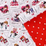 Бумага упаковочная глянцевая двухсторонняя «Любовь это...»