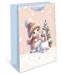 Пакет подарочный новогодний Милая овечка #нг