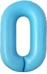 Мини-цифра 0 с клапаном, Голубой, Звено цепи для фотозоны