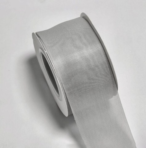 Лента декоративная Сияние Серебристый