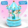 Музыкальная заводная игрушка «Карусель: Лошади», МИКС