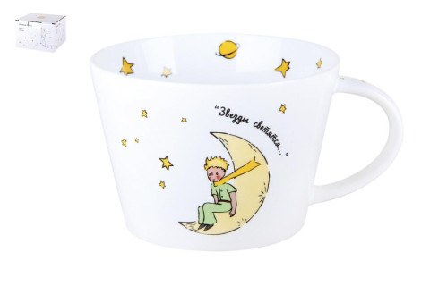 Кружка большая Маленький принц "Звезды светятся…" Кружка большая Маленький принц "Звезды светятся…"