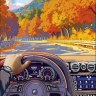 Конверт для денег С Днем Рождения! Осенняя дорога