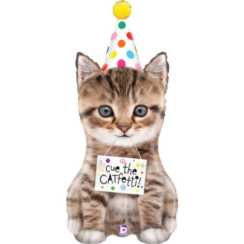 G Фигура Котенок в колпачке / CueThe Confetti Cat