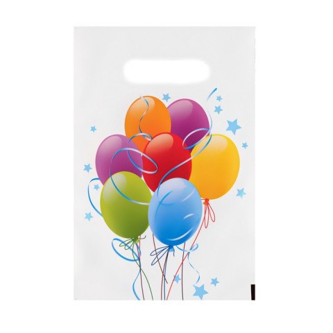 Пакет полиэтиленовый, с вырубной ручкой «Шары», 30 мкм
