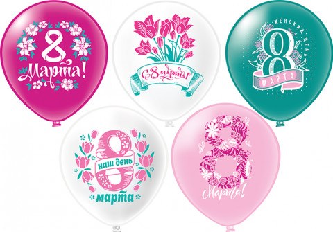 BK Шары Пастель Праздник 8 Марта: Весна!