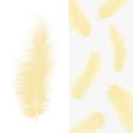 Перья, Премиум, Кремовый