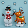 Фигура на подставке, Снеговик #нг